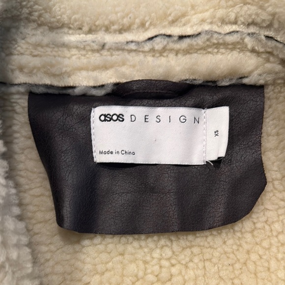 Shearling Lined Leather Jacket - Picture 3 of 5